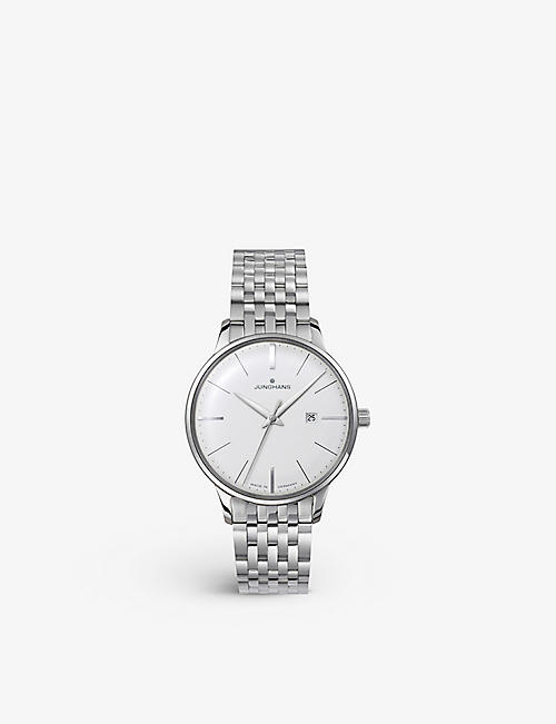 JUNGHANS: 047/4372.44 Maister Damen stainless-steel quartz watch