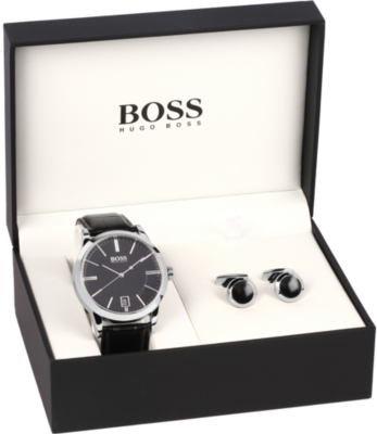 BOSS - Watch and cufflinks gift set 