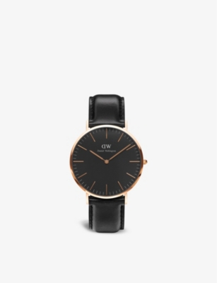 Daniel Wellington Classic Sheffield Rose Gold Watch Selfridges Com