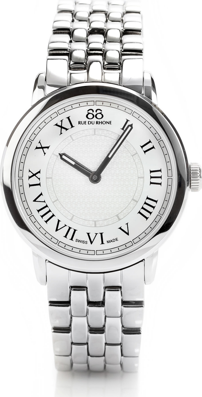 88 RUE DU RHONE 87WA120012 stainless steel Roman numeral watch (Silver