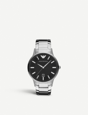 EMPORIO ARMANI AR2457 stainless steel watch Selfridges