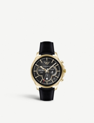 armani gold smartwatch