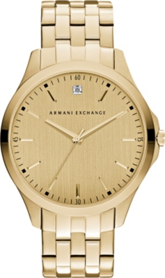 armani exchange watch diamond