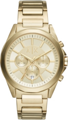 Armani Exchange AX2602 GOLD-PLATED STAINLESS STEEL WATCH
