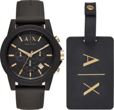 armani exchange watch gift set