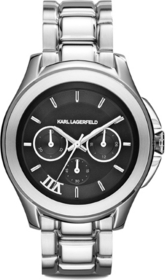 KARL LAGERFELD WATCHES   KL2403 stainless steel unisex chronograph watch