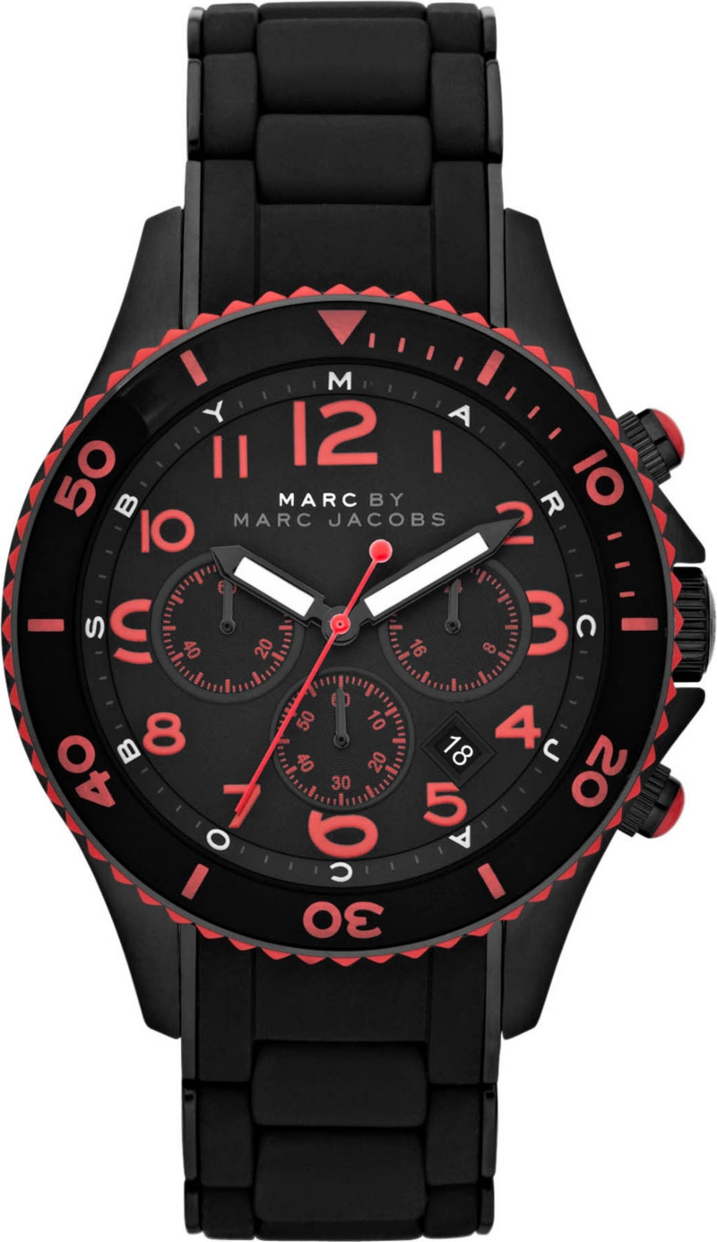 MBM2585 Stainless steel and resin chronograph watch   MARC BY MARC 