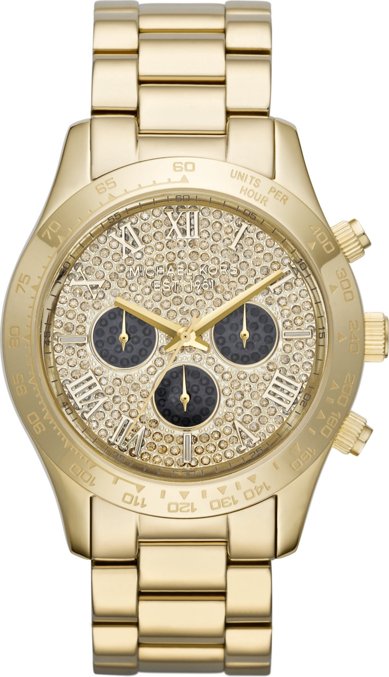 MICHAEL KORS   MK5830 Layton gold plated chronograph watch