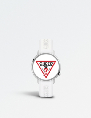 GUESS V1003M2 Originals stainless steel and silicone watch Selfridges