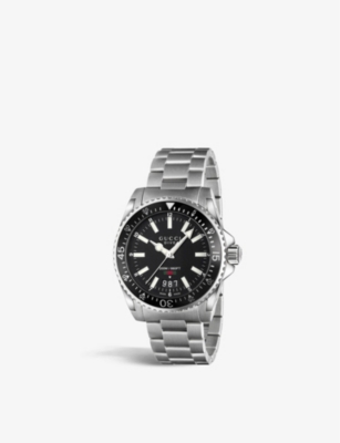 GUCCI YA136301 Dive stainless steel watch Selfridges