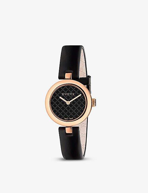GUCCI: YA141501 Diamantissima stainless steel watch