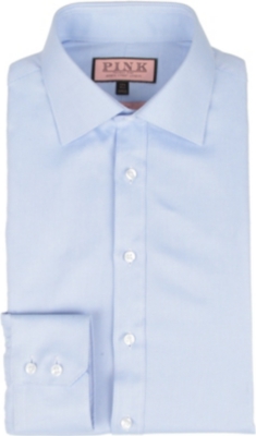 THOMAS PINK   Slim fit single cuff twill shirt