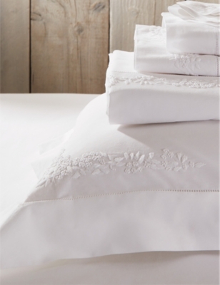 THE WHITE COMPANY: Adeline double cotton duvet cover