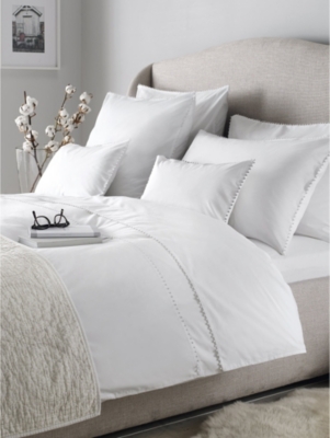 The White Company Avignon Cotton Duvet Cover Selfridges Com