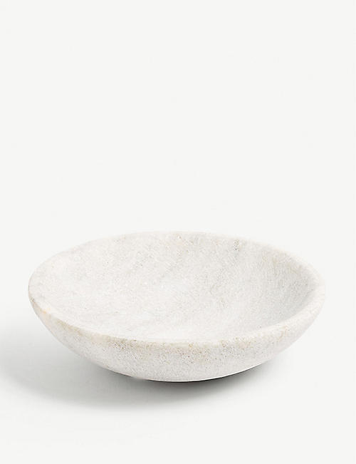 THE WHITE COMPANY: Marble soap dish 15.5cm