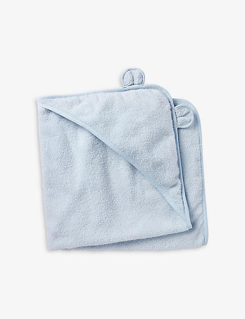 THE LITTLE WHITE COMPANY: Bear hydrocotton hooded towel