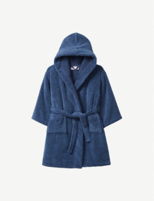 THE LITTLE WHITE COMPANY: Hydrocotton dressing gown 5-12 years