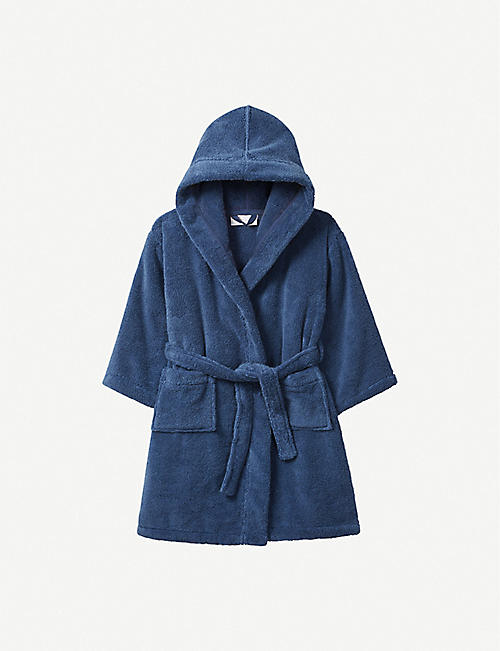 THE LITTLE WHITE COMPANY: Hydrocotton dressing gown 5-12 years