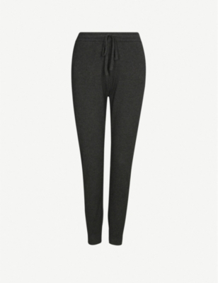 THE WHITE COMPANY Tapered cotton and cashmere-blend jogging bottoms
