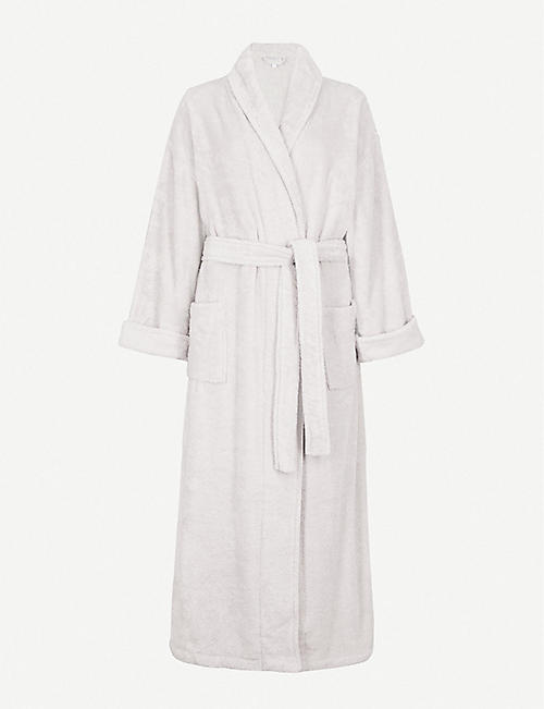 THE WHITE COMPANY: Cotton-towelling dressing gown