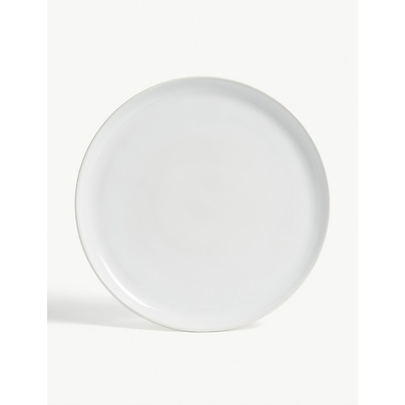 The White Company Portobello Stoneware Dinner Plate 28cm In White