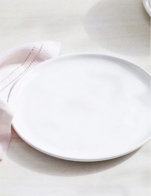 The White Company Portobello Side Plate In White
