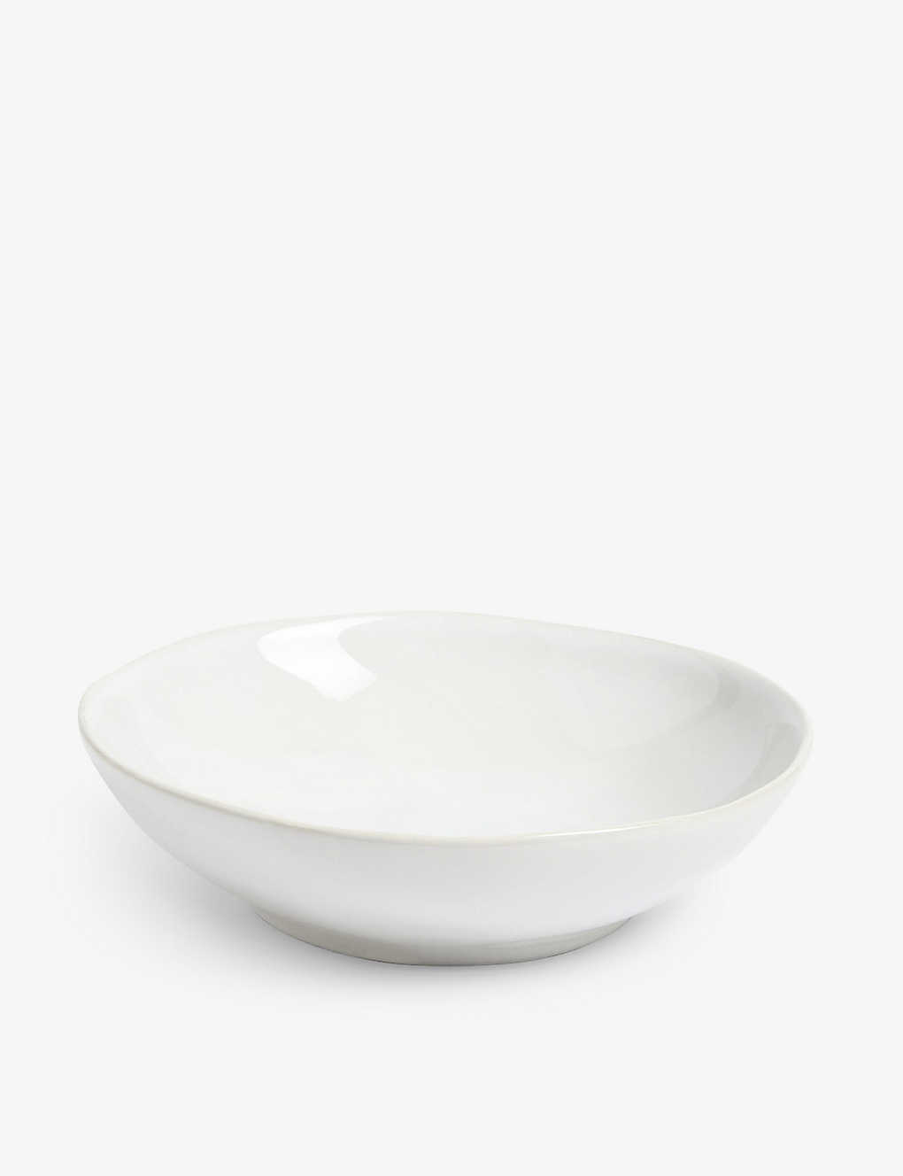 The White Company Portobello Stoneware Bowl Set Of Four In White