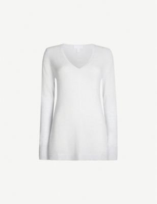 THE WHITE COMPANY V-neck cashmere jumper