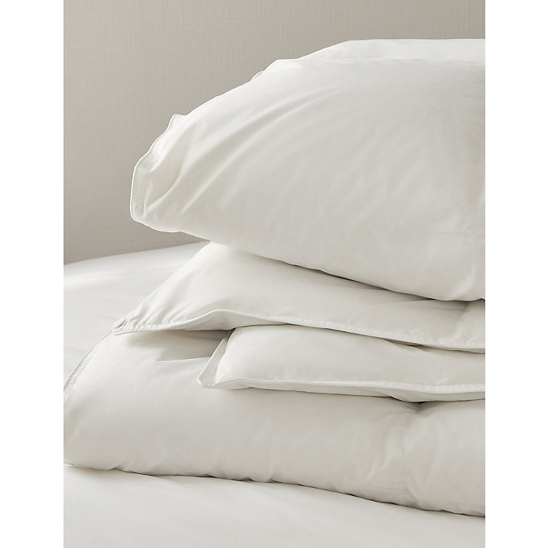 THE WHITE COMPANY PERFECT EVERYDAY DUCK DOWN DOUBLE DUVET 13.5 TOG 200CM X 200CM,770-10121-DAAED