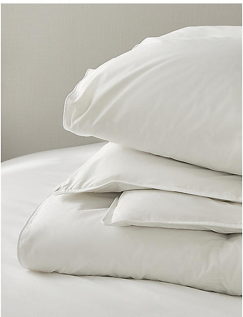 THE WHITE COMPANY: Duck down and feather 10.5 tog double cotton duvet