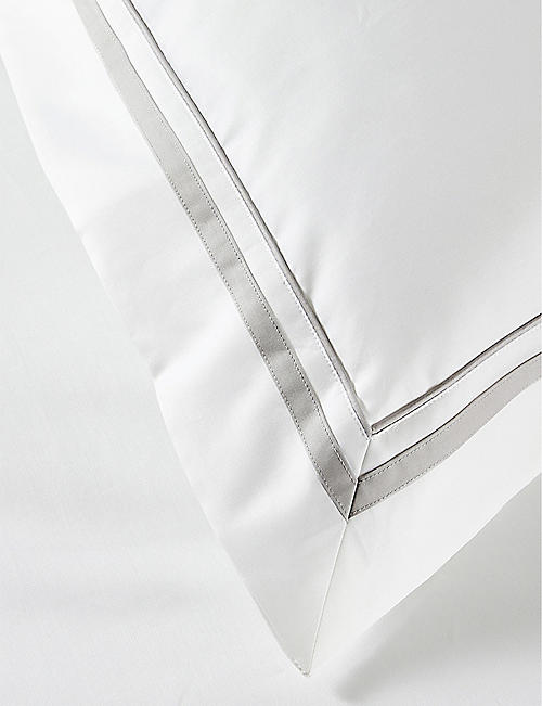 THE WHITE COMPANY: Cavendish oxford cotton pillowcase 50cm x 75cm