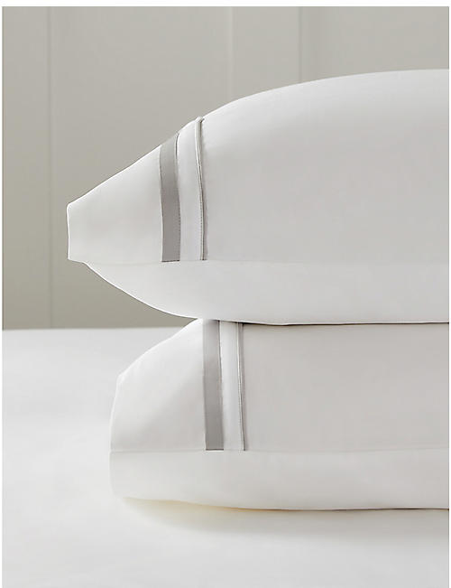 THE WHITE COMPANY: Cavendish Classic single Egyptian cotton pillowcase