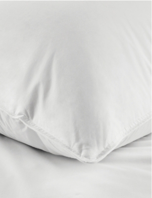THE WHITE COMPANY: Duck feather & down cotton super king pillow