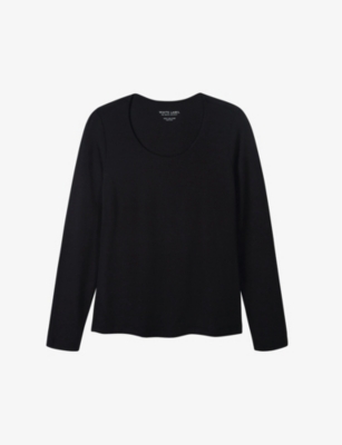 THE WHITE COMPANY: Essential double-layer cotton-jersey T-shirt