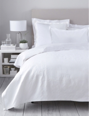 The White Company Etienne Duvet Cover Selfridges Com