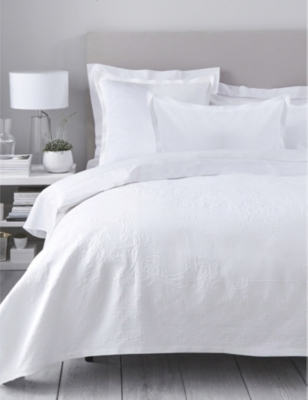 THE WHITE COMPANY: Etienne square cushion cover 65cm x 65cm