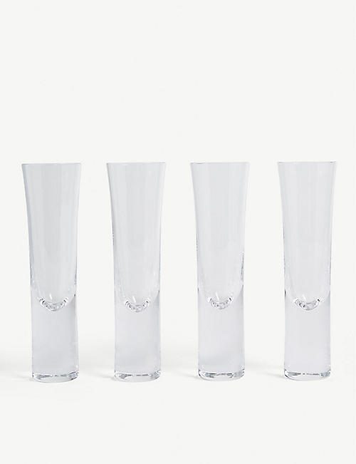 THE WHITE COMPANY: Stemless Champagne flutes set of four