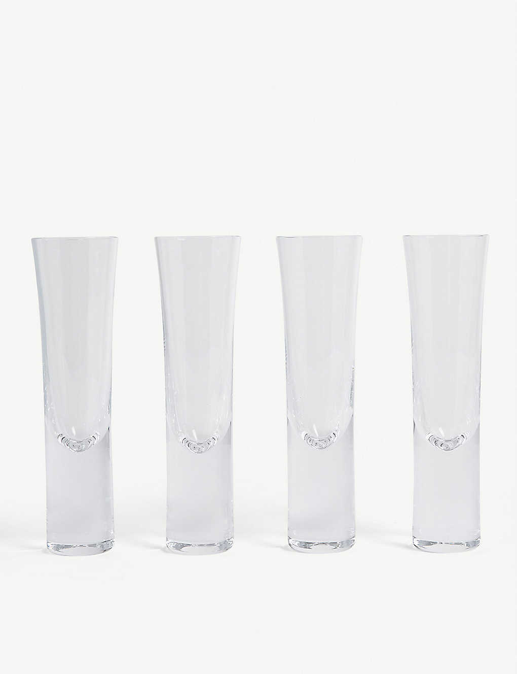 The White Company Stemless Champagne Flutes Set Of Four In Clear