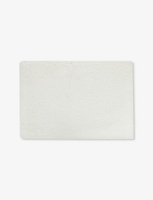 THE WHITE COMPANY: Île de Ré cotton bath mat 50cm x 80cm