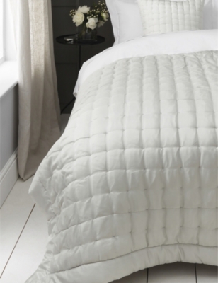 The White Company Carrington Silk Habutai And Pure Cotton Quilt