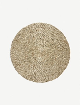 THE WHITE COMPANY: Jute woven placemat 30cm