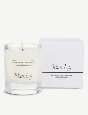 THE WHITE COMPANY White Lily scented candle 140g