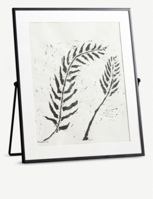 THE WHITE COMPANY: Fine black easel frame 8x10cm