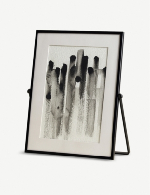 THE WHITE COMPANY: Fine black easel frame 5x7cm