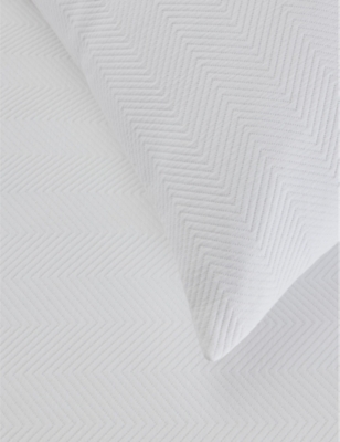 THE WHITE COMPANY: Mason large cotton cushion cover 50cm x 50cm