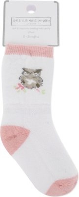 white company baby socks