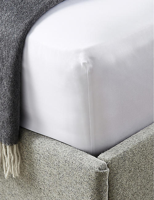 THE WHITE COMPANY: Savoy cotton single fitted sheet