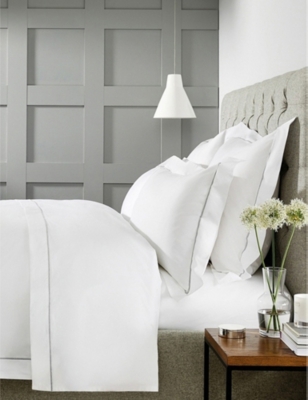 THE WHITE COMPANY: Savoy cotton flat sheet