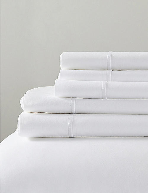 THE WHITE COMPANY: Savoy cotton single flat sheet