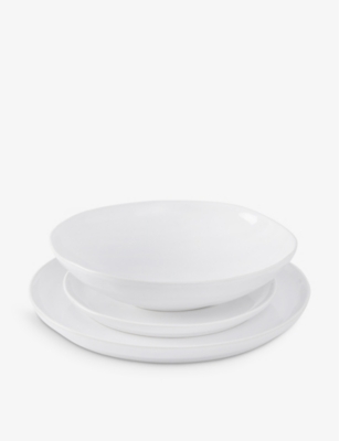 The White Company White Portobello 12-piece Dinner Set